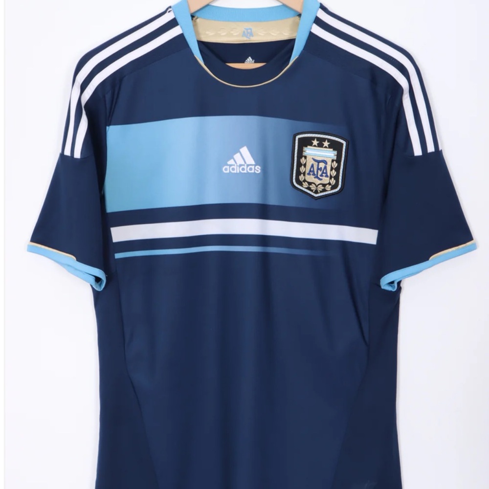 Adidas AFA ARGENTINA 2011 2012 AWAY FOOTBALL SHIRT SOCCER JERSEY Men’s Medium